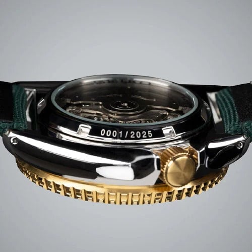 Seiko 5 Sports Forest Green Sunrise Limited Edition Green Dial Silver Steel Strap Watch for Men - SSK050K1 - Image 7